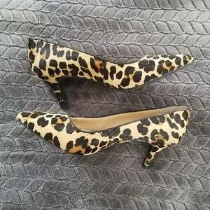 Gianni Bini Shoes Womens Gianni Bini Leopard Print Shoes Size 7 75 Poshmark